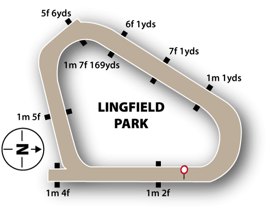 Lingfield Park All Weather course layout